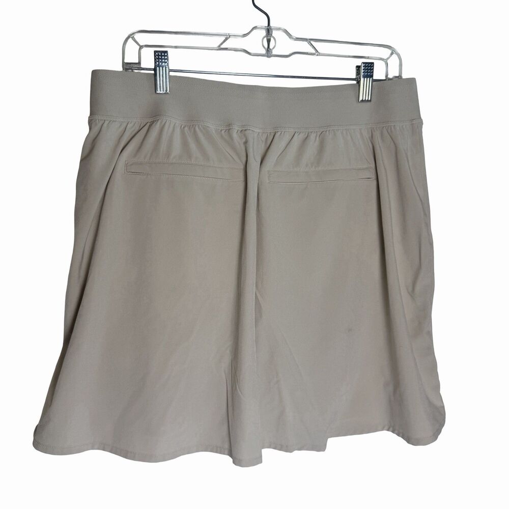 Athleta Skort Womens Size 14 Beige Brooklyn Heights High Rise Skirt Skort - Picture 2 of 7